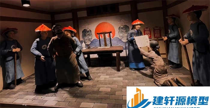 昆明陈规除恶绅微缩场景