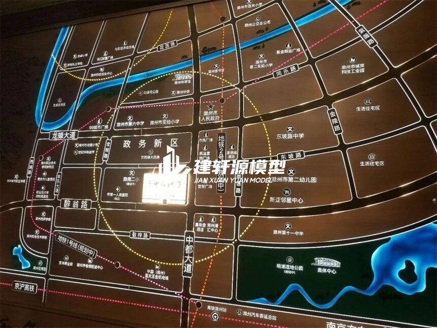 昆明区域壁挂模型