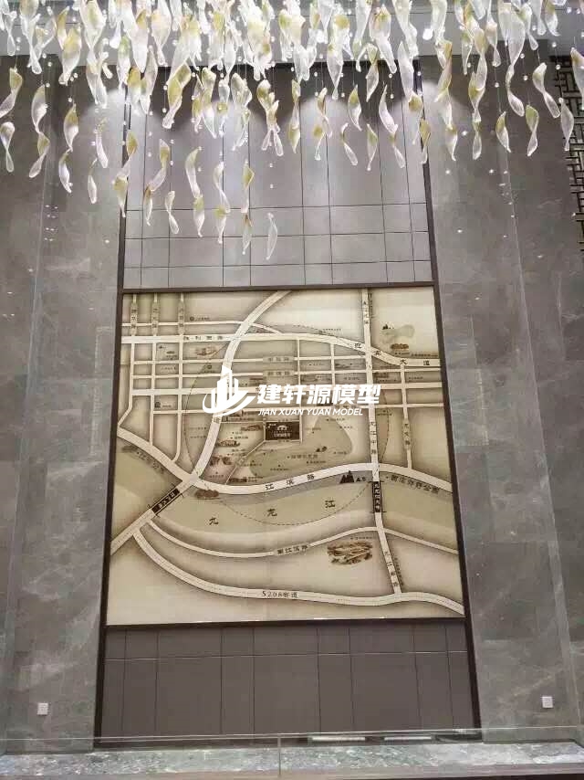 昆明木质壁挂模型